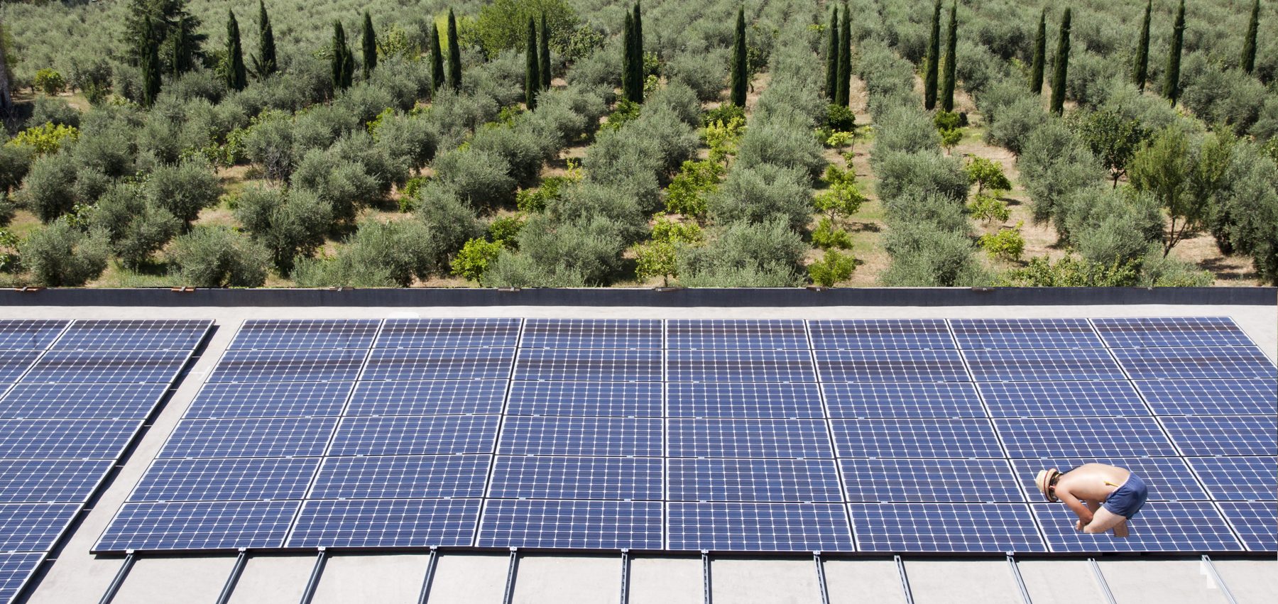 Impianto fotovoltaico industriale su capannone produttivo
