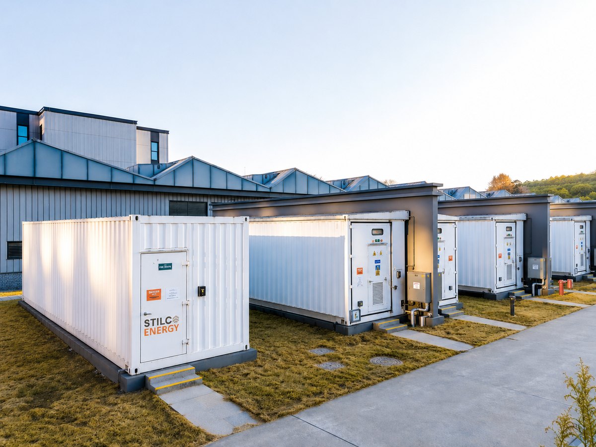 Sistema di accumulo BESS industriale STILCA Energy
