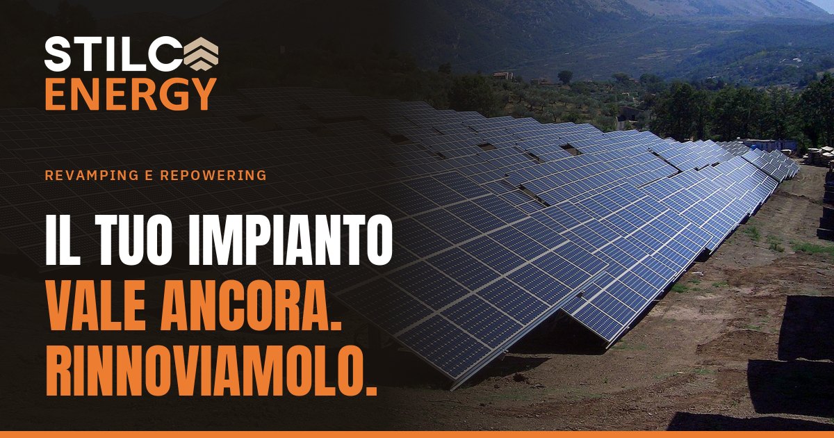 Revamping e repowering di impianti fotovoltaici