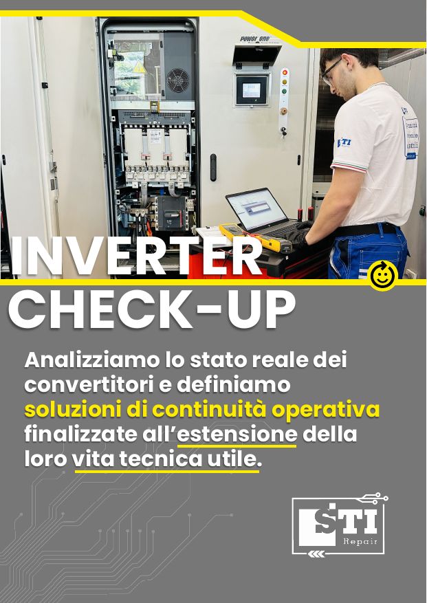 Brochure STI Repair: inverter check-up ed estensione della vita tecnica utile