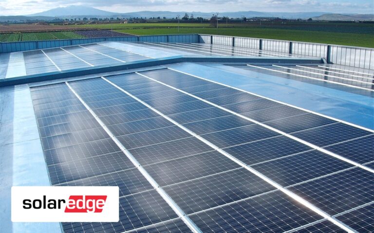 Impianto fotovoltaico industriale su copertura con tecnologia SolarEdge