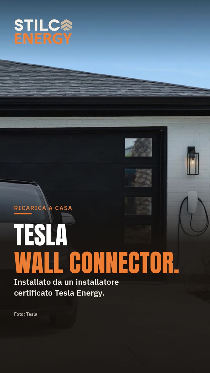 Video: Tesla Wall Connector: ricarica l'auto a casa con il fotovoltaico